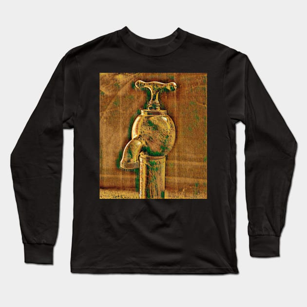 Brass Tap#2 Long Sleeve T-Shirt by RJDowns